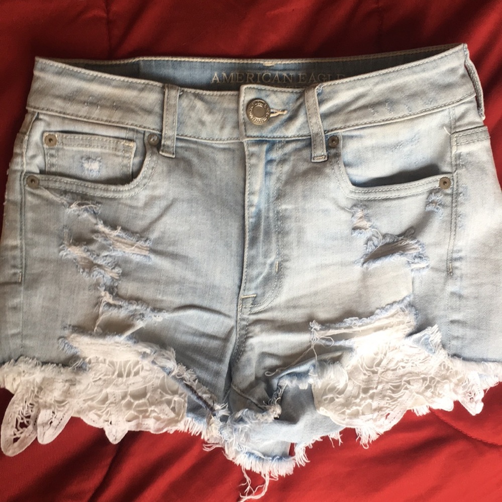 American Eagle Super Stretch Hi-Rise Shortie